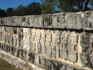 Chichen-itza Majowie ściana czaszek