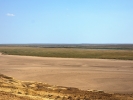 Pustynia Kyzyl-Kum do Chiwy tu płyneła kiedys Amudaria Granica z Turkmenistanem